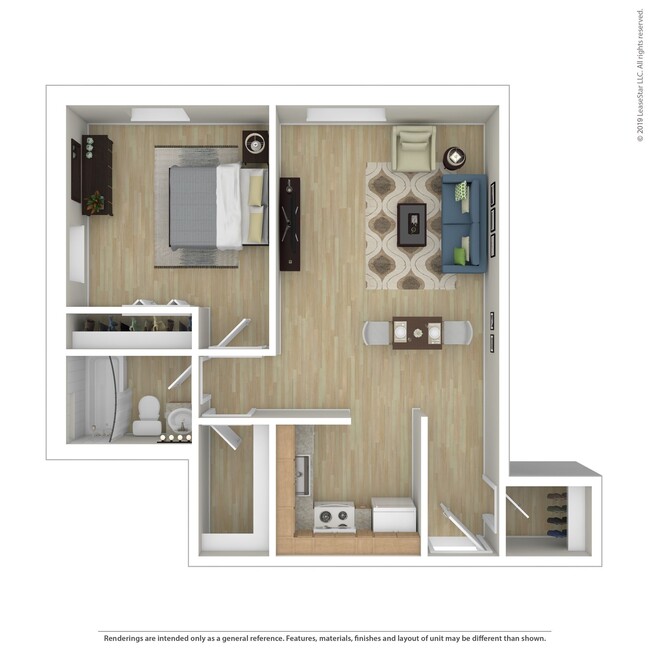 Floorplan - Museum Park Apartments