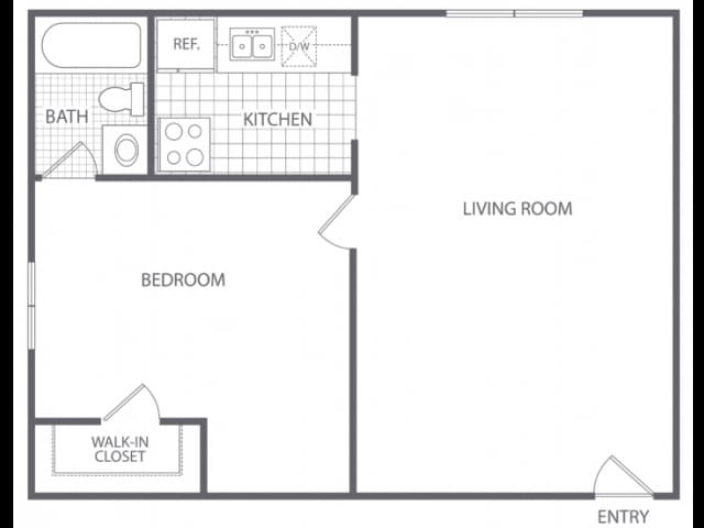 1BR/1BA - Hartford Commons