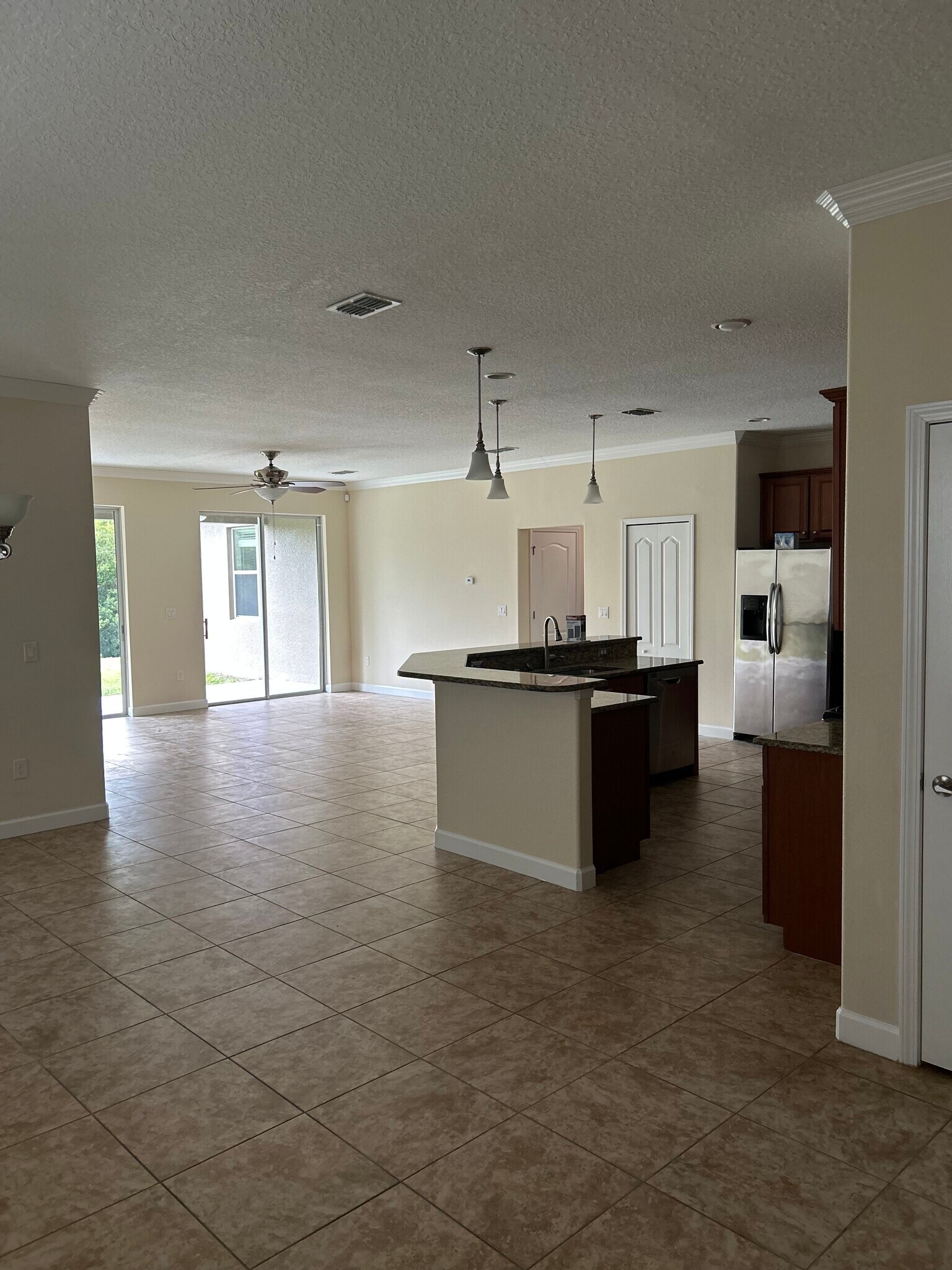 Living Room View from entry room - 6024 Sunset Isle Dr
