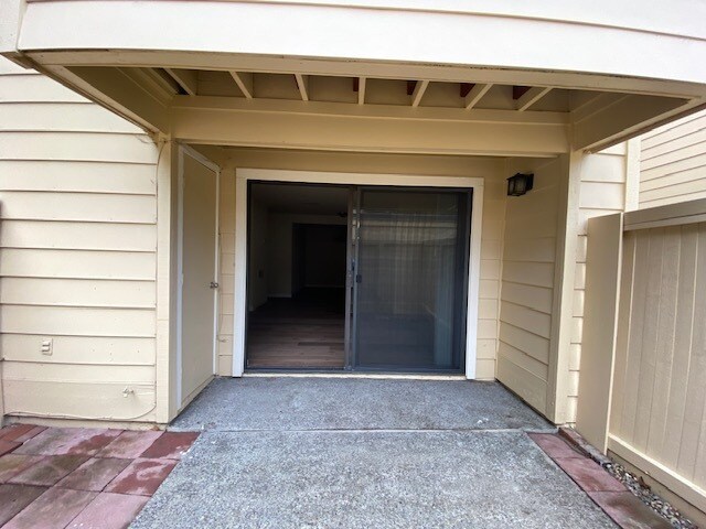 view from patio - 1501 Woodlake Dr