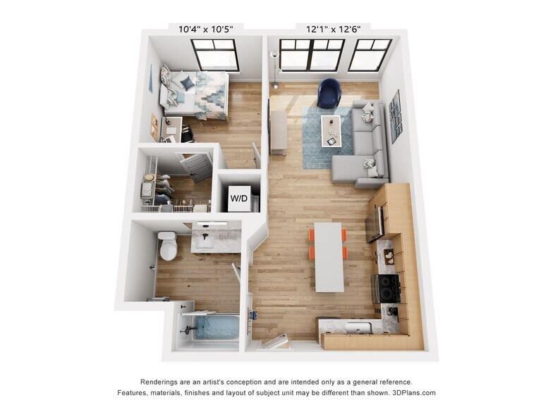 Floorplan - 105 E Armory Ave