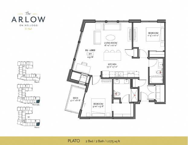 Floorplan - The Arlow on Kellogg