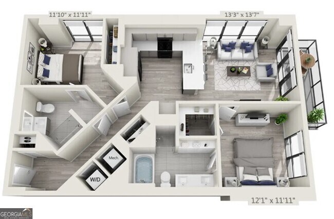 Building Photo - 1400 W Peachtree St NW