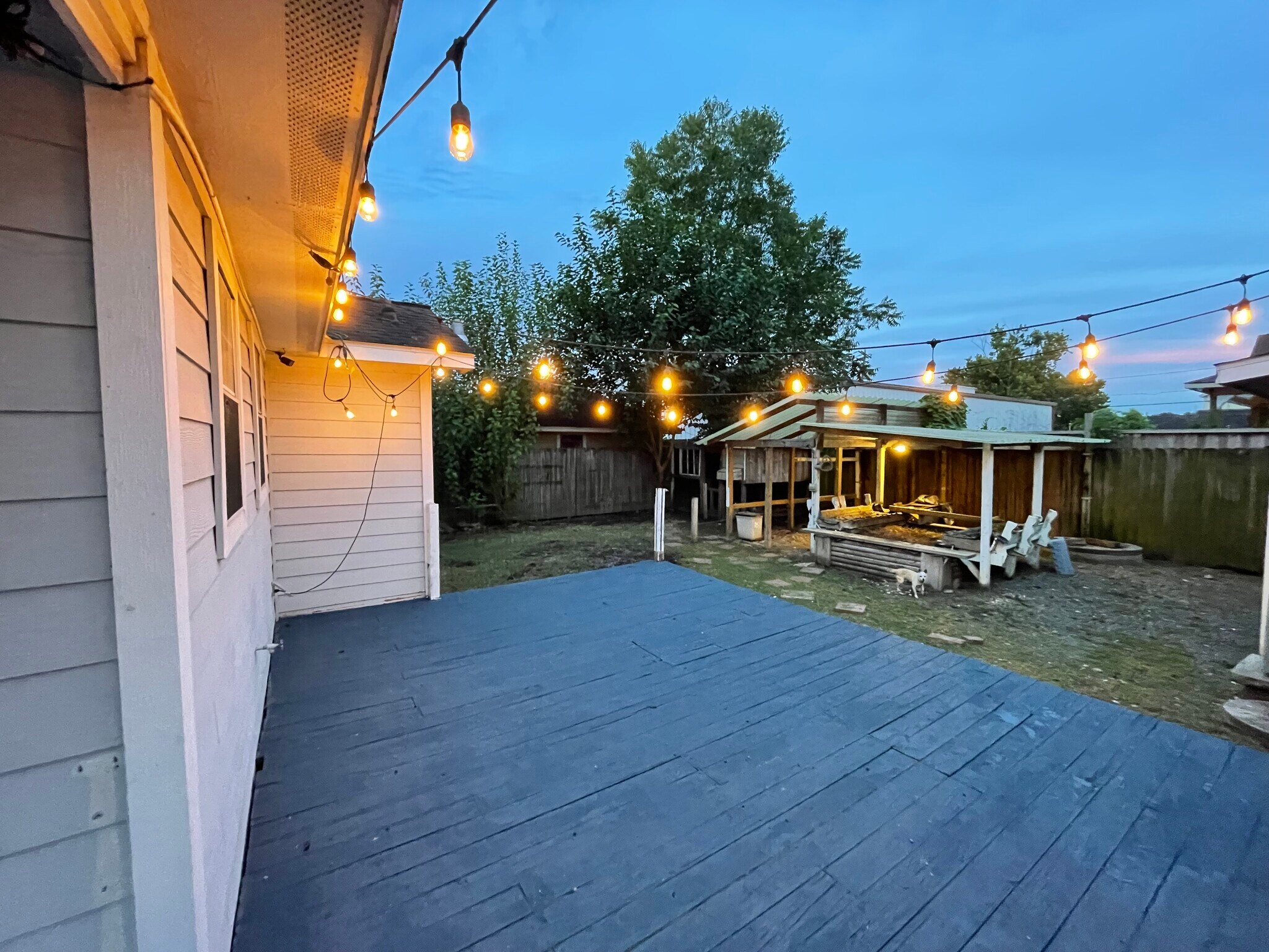 Back yard - 1934 July St