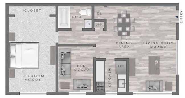 Floorplan - Eagle Rock Apartments at Mineola