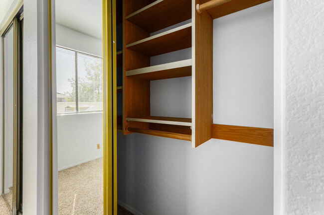 built ins in primary closet - 3748 W Carol Ann Way