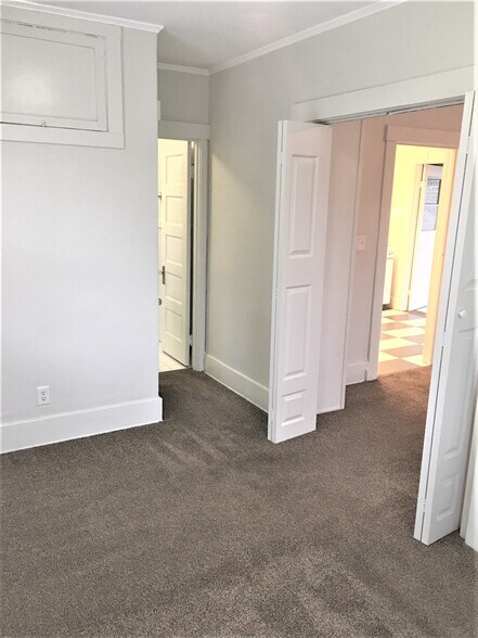 bedroom into bath and living room - 3047 E 6th St