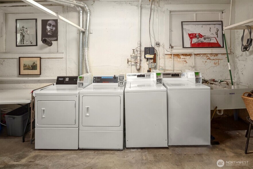 Laundry in Basement - 416 E Roy St