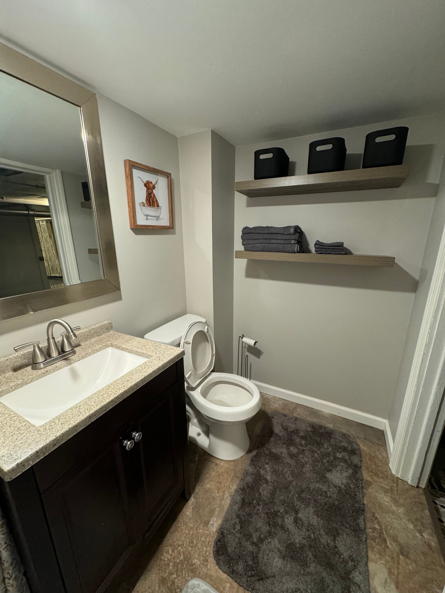 Downstairs full bath - 1132 Milford St