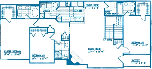 Floorplan - Westmount Apartments