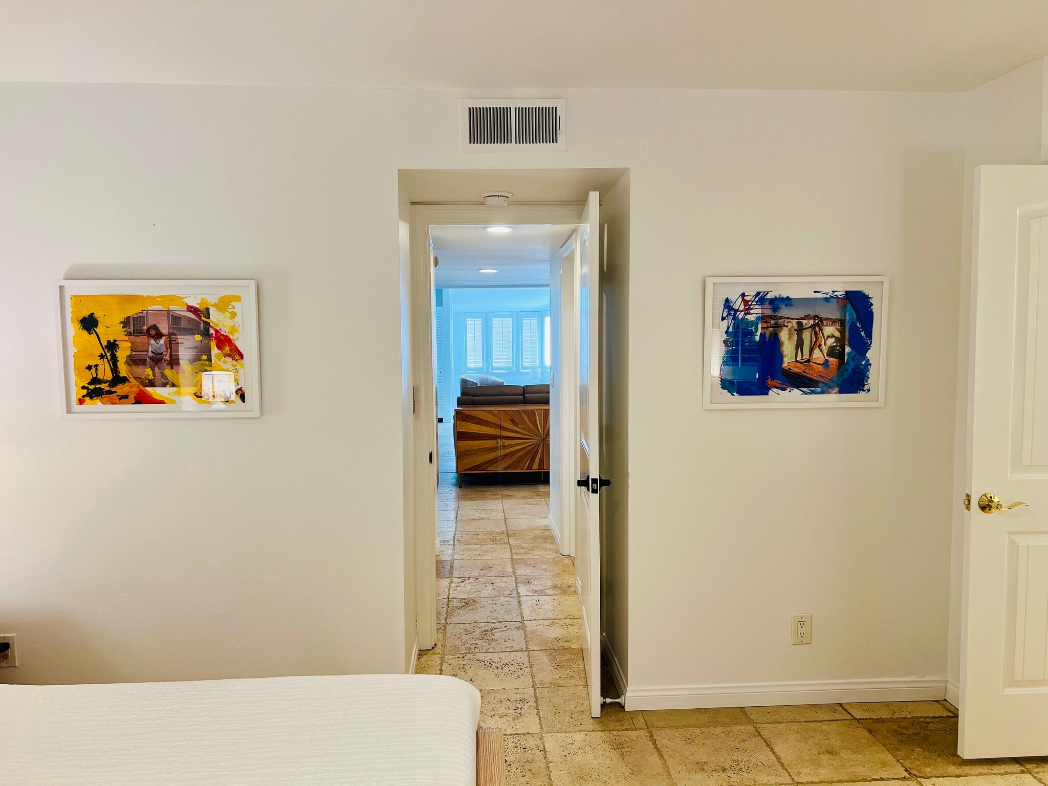 View from primary suite through apartment - 24 Westwind St