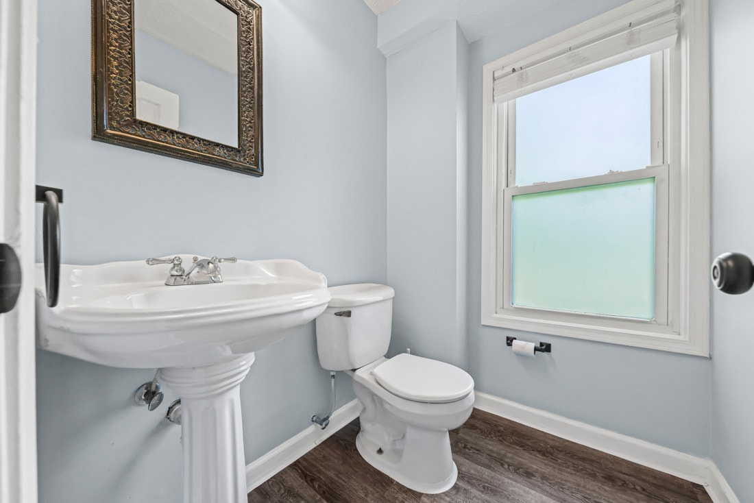Half bath on first level - 50 Garfield Ln