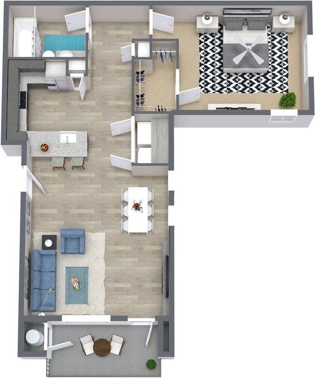 Floorplan - Carson Hills Apartments