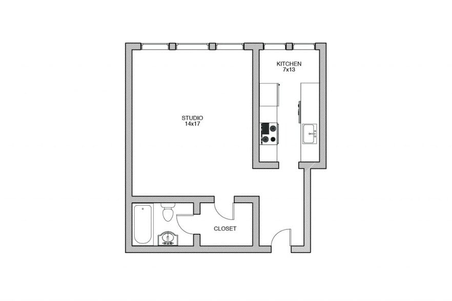 Shelbourne - Studio - Shelbourne Apartments