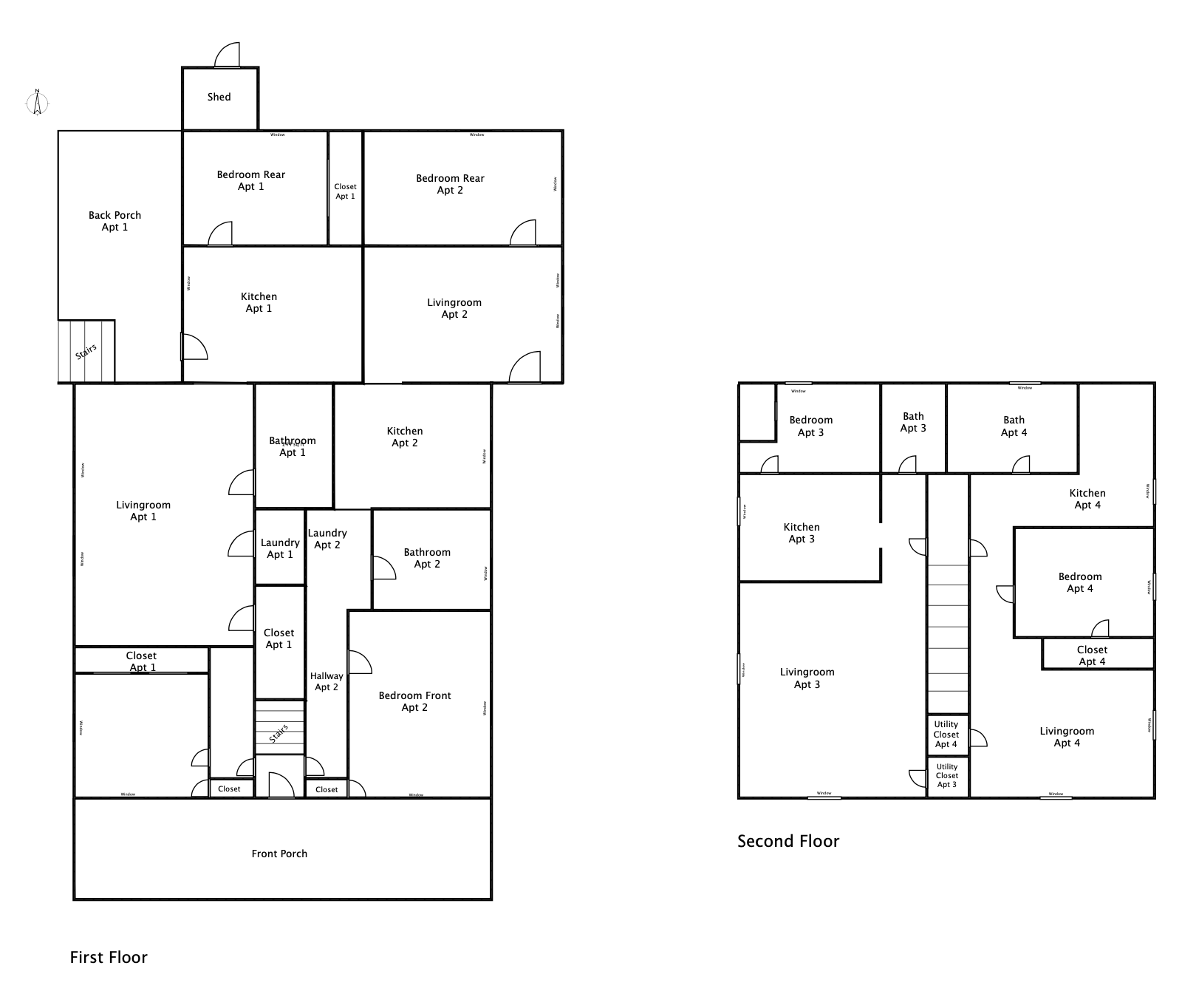 Floor Plan - 357 College Ave