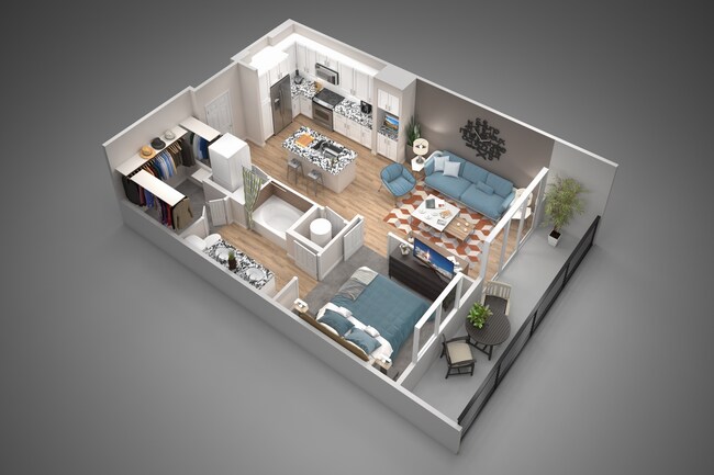Floorplan - The Halsten at Chauncey Lane