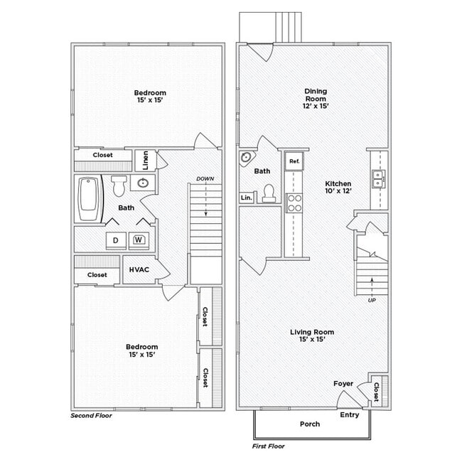 Floorplan - New Village Homes & Whitney Young Townhomes