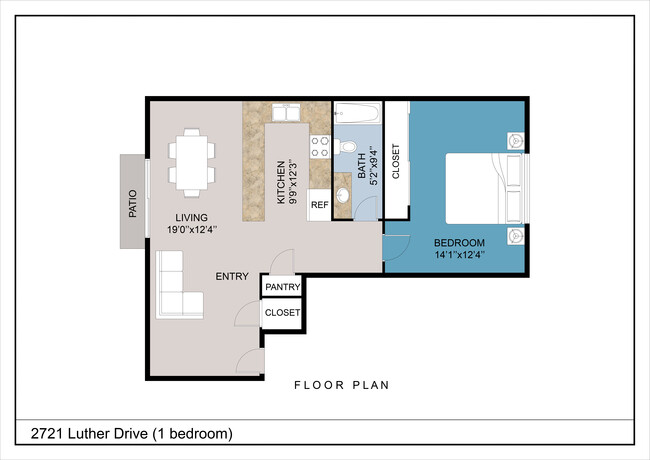 Floorplan - 2721 Luther Dr