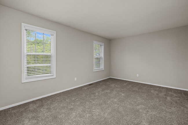 Two Bedroom Garden Partial Remodel with Fireplace | Bedroom - Woods Mill Park Apartments & Townhomes