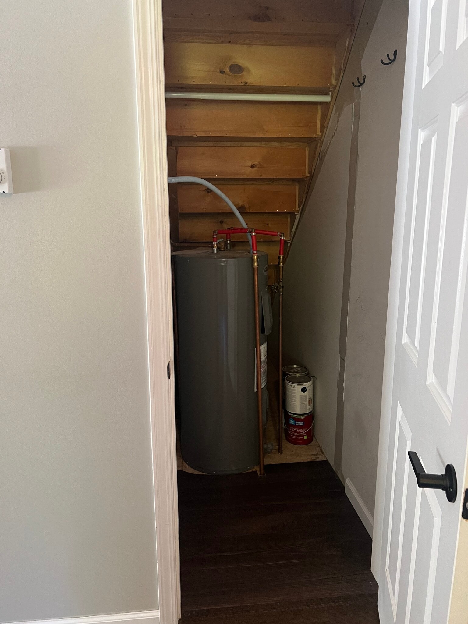 Hot water tank / storage closet - 67 Maple St