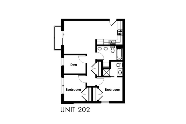 125 N Hyland Ave #202 | 2+ Bed/2 Bath - Triangle Apartments