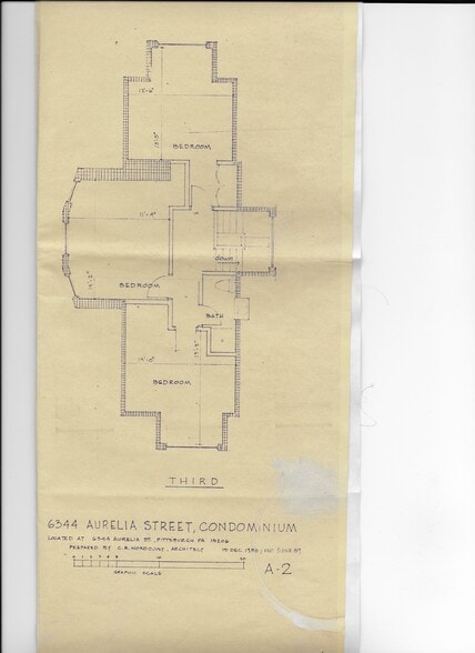 2nd FL floor plan - 6344 Aurelia St