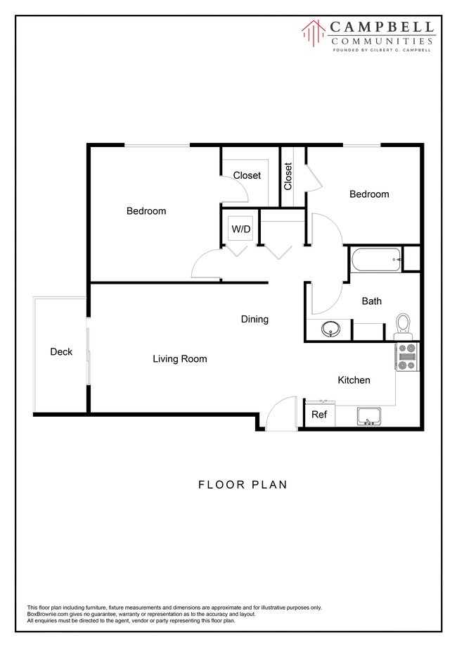 2 Bed 1 Bath Corner Home - Allards Grove