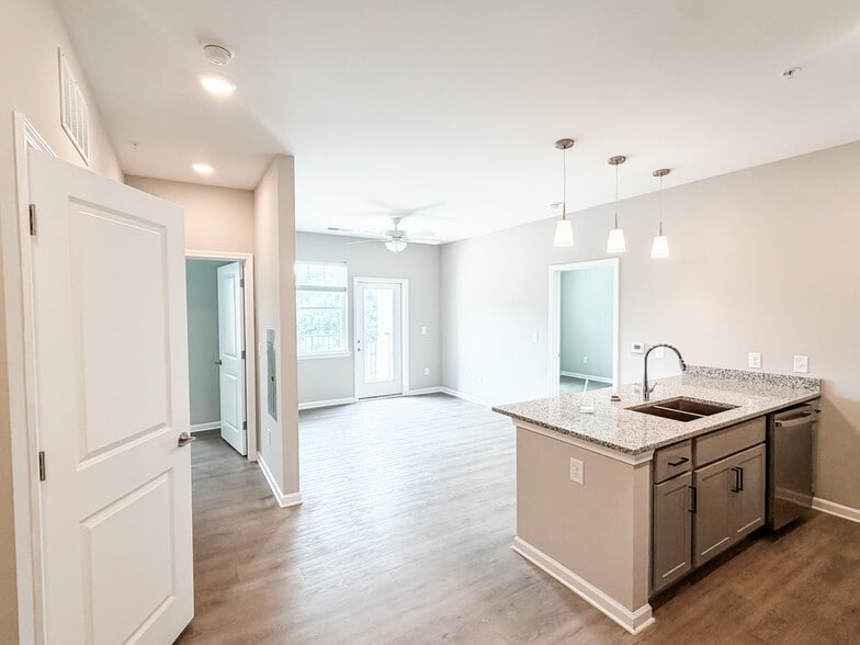2 BR - Living/Kitchen - The Village at Inskip