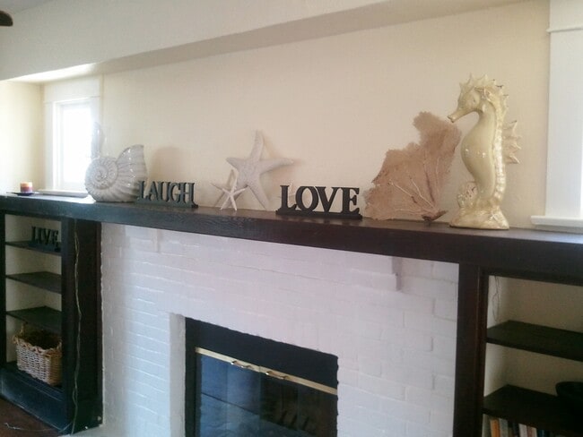 Fireplace in Living Room - 214 Avenue C