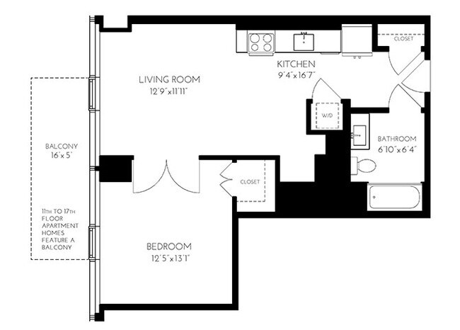 Floorplan - The Benjamin Seaport Residences