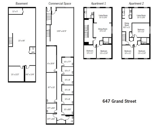 Floorplan - 647 Grand St