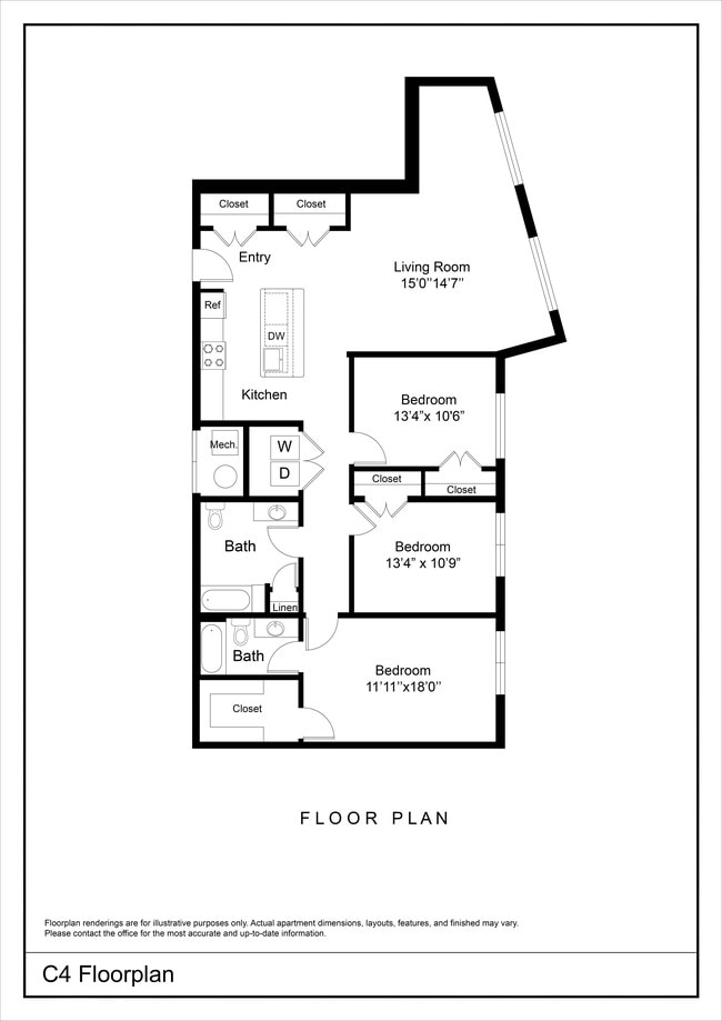 Floorplan - Bracken Square