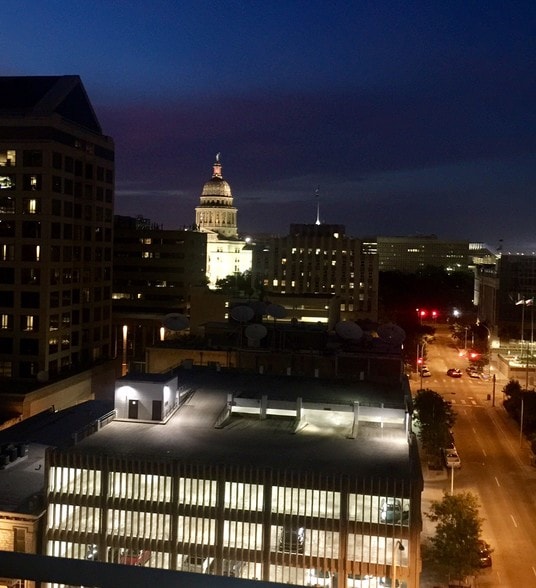 View from rooftop terrace - 800 Brazos St