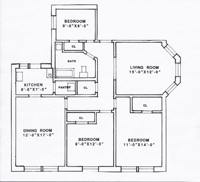 Floorplan - 437-59 W. Belmont Ave.
