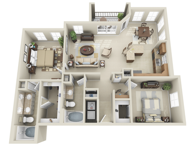 B4 Floorplan - Amalfi at Tuscan Lakes