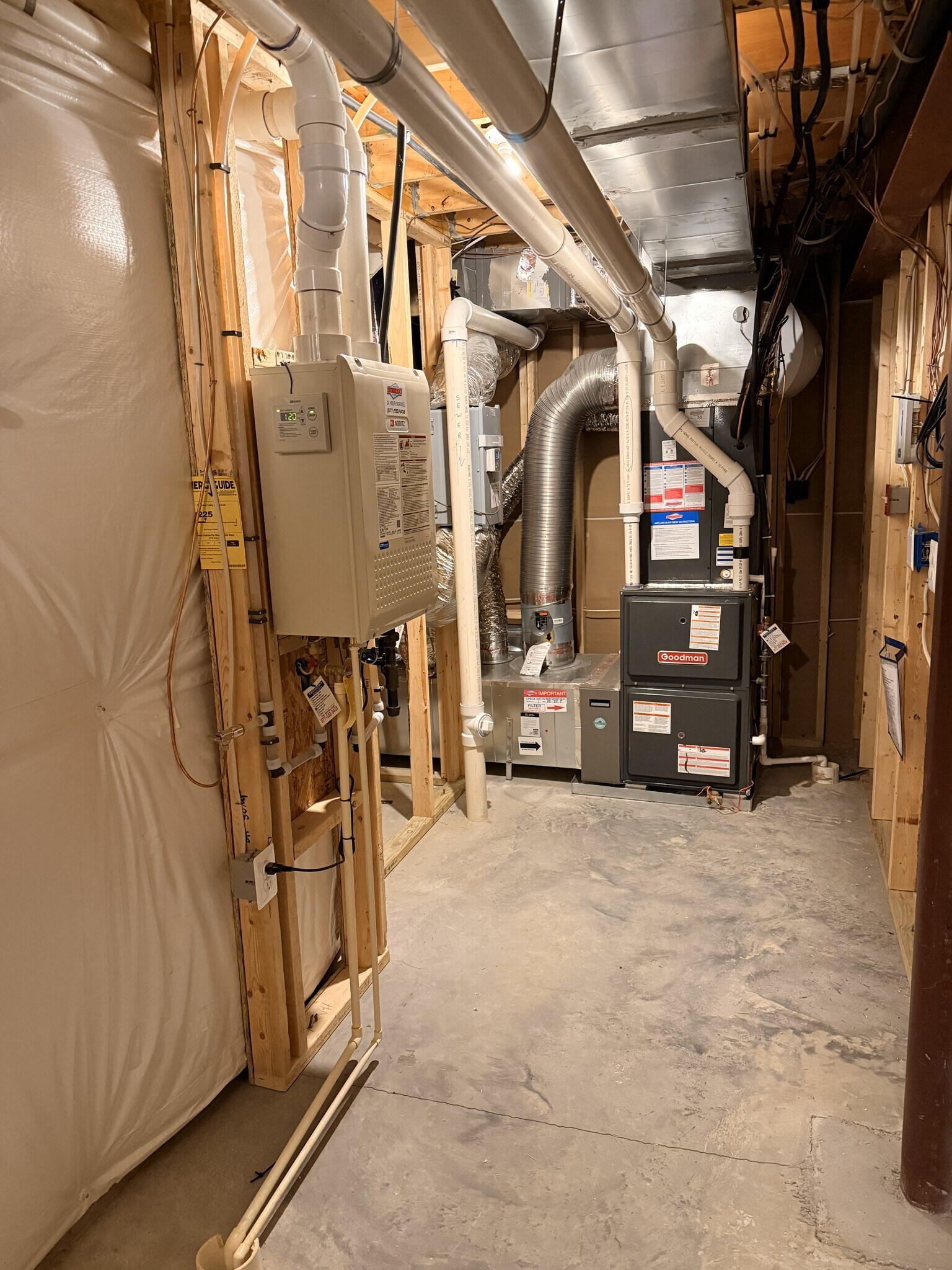 Tankless water heater & Whole house humidifier - 3212 Vanessa Dr