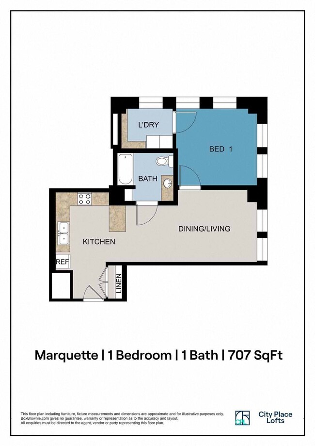 Floorplan - City Place Lofts