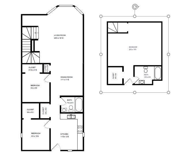 Floorplan - 2834-2838 Orchard