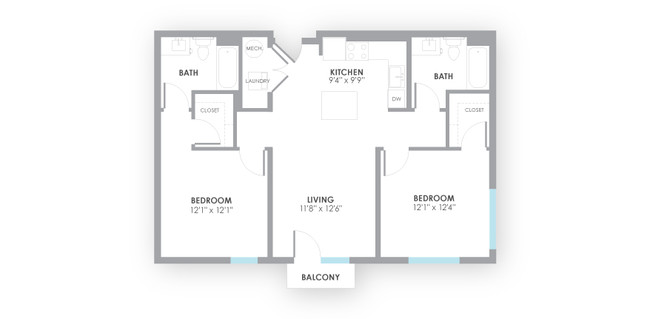 Floorplan - AMP Luxury Apartments