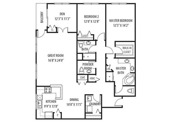 Floorplan - Two Itasca Place