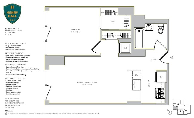 Floorplan - Henry Hall