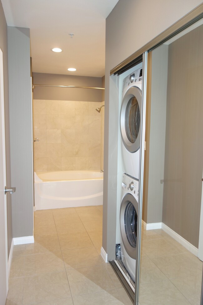 Washer and Dryer in Unit / Walk-In Closet to the left - 388 E Ocean Blvd