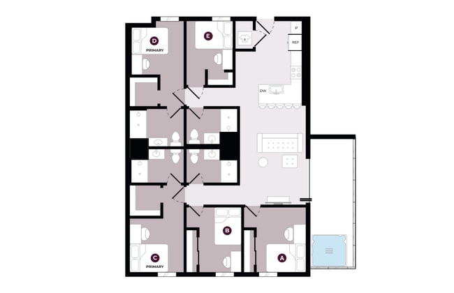5x4 Mansion A - Hub LA Figueroa