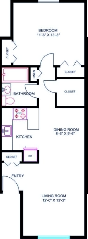 1BR/1BA - Presidential Estates