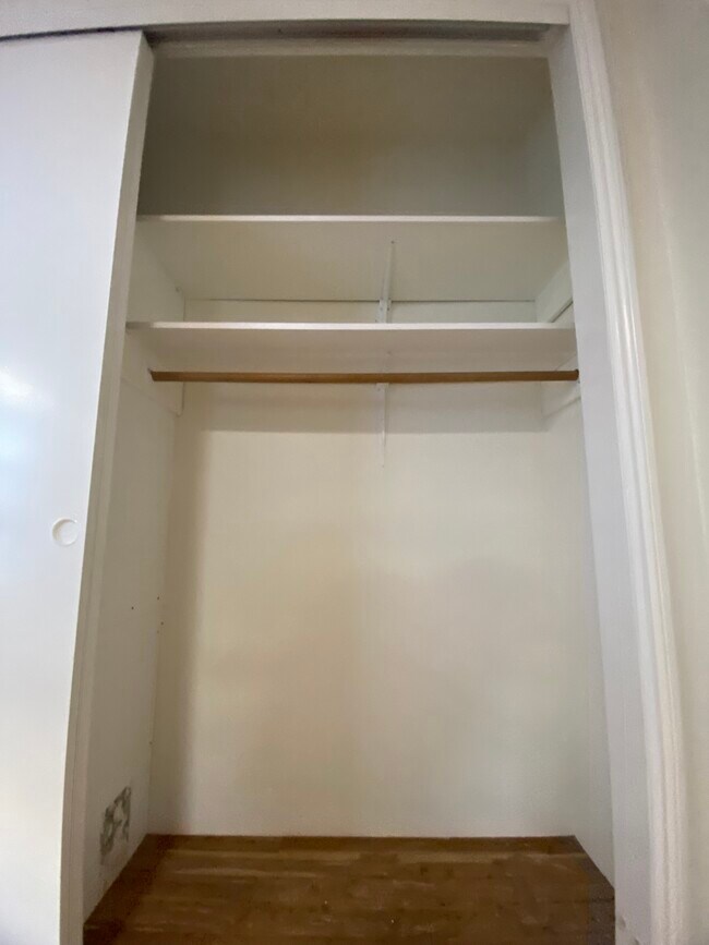 Deep and tall closet space for storage - 815 14th St