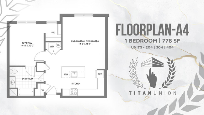 Floorplan - Titan Union Luxury Apartments