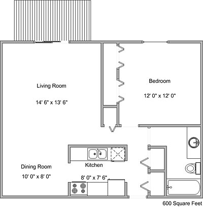 1BR/1BA - Eaglewood