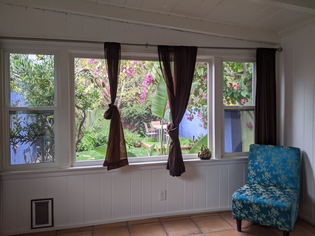 bay window view to your PRIVATE backyard - 3771 Boise Ave