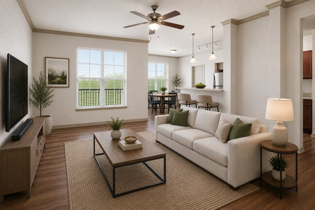 B Living Room - The Park at Chappell Hill