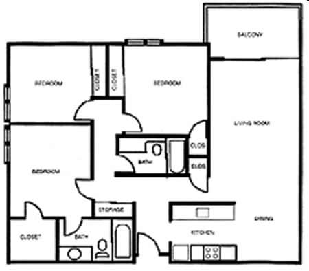 3BR/2BA - The Highlander